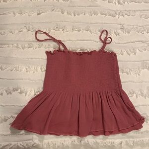 Pacsun flowy pink tank top